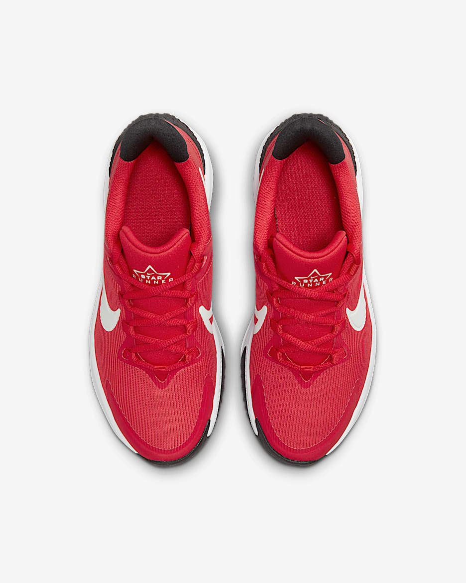 Red nike runners discount